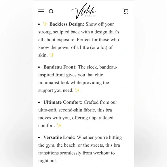 BACKLESS BADDIE BANDEAU new - Picture 7 of 8